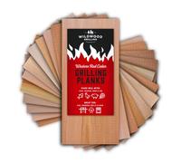 Wildwood Grilling 3.5" x 7" Grilling Planks 12-Pack - Big Cedar Flavor, Smaller Meals - Made Simple