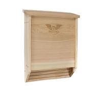 BIGBATBOX Wooden Outdoor Bat House Kit - Clean Your Backyard from Mosquitoes - Proven Design Guaranteed to Attract Bats