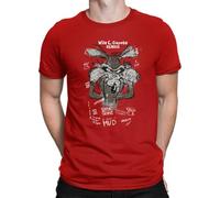 Wile E. Coyote Genius Men's T-Shirt, red, L