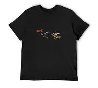 Wile E Coyote & The Road Runner T-Shirt Man's Fashion Black Unisex Tees XL