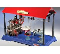 Wilesco D141 Steam Engine Workshop & Steam Driven Workshop Tools Full Setup