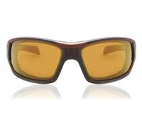Wiley X Breach CAPTIVATEâ¢ Polarized CCBRH04 Men's Sunglasses Brown Size 63