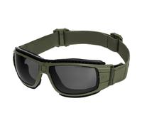 Wiley X Lynx Clear/Grey Tactical Goggles - Green