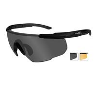 Wiley X Saber Advanced Glasses 2 Spare Lenses Hunting Combat Matte Black Frame