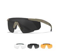 Wiley X Saber Advanced Set 3in1 Tactical Glasses - Grey/Clear/Light Rust/Matte Tan