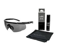 Wiley X Saber Advanced Set 3in1 Tactical Glasses - Smoke/Rust/Vermillion/Matte Black + Anti-Fog Cleaner Kit - set