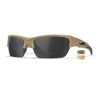 Wiley X │ Unisex │ Outdoor, Tactical Sunglasses │ Wrap Around Frame│ WX Valor 2.5│ Protective Eyewear│ Interchangeable Lenses