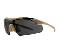 Wiley X Vapor 2.5 Grey/Clear Tactical Glasses - Matte Tan