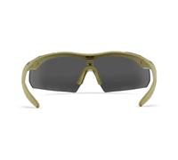 Wiley X Vapor 2.5 Grey/Clear Tactical Glasses - Matte Tan