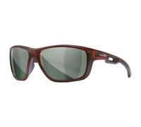 Wiley X WX Aspect Tactical Glasses - Polarized Platinum Flash/Matte Demi Brown