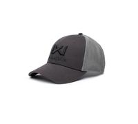 Wiley X │ WX Trucker Cap | Grey Cotton Grey Mesh | Men Ajustable Lightweight Breathable Snapback 6 Panel Hat | Sun Visor | Perfect for Shooting Airsoft Sport Outdoor