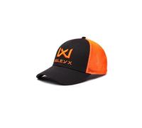 Wiley X │ WX Trucker Cap | Grey Cotton Signal Orange Mesh | Men Ajustable Lightweight Breathable Snapback 6 Panel Hat | Sun Visor | Perfect for Shooting Airsoft Sport Outdoor