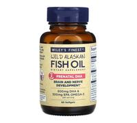 Wiley's Finest Wild Alaskan Fish Oil Prenatal DHA - 60 x 600mg Softgels