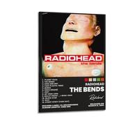 WILFCXSC Radiohead-the Bends Canvas Wall Art Poster Decor Living Room Modern Family Bedroom 12x18inch(30x45cm) Frame-style