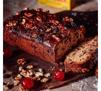 Wilfreds Cherry & Walnut Fruit Cake 800g - Handmade Traditional British Fruit Loaf for Families & Dessert Lovers - Premium Cake Gift for Birthdays, & Special Occasions