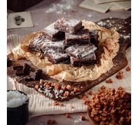 Wilfred's Salted Caramel Brownies 12-Pack - Rich Chocolate & Caramel Brownies Gift Box, Perfect for Birthdays, Anniversaries, and Special Occasions - Chocolate Gifts by Post - Letterbox Friendly
