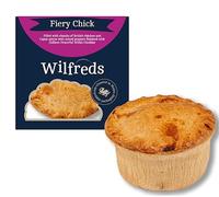 Wilfreds Spicy Chicken Pies: 6 Juicy Chicken Pies (6 x 270g) with Cheese and a Spicy Cajun Twist - Freshly Made and Delivered to Your Doorstep