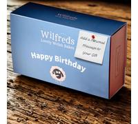 Wilfred's Traditional Fruit Cake 800g - Rich & Moist Handmade British Fruit Loaf | Classic Bakery Recipe | Cake Gift for Christmas, Easter, Birthdays & Special Occasions (Happy Birthday)