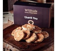 Wilfreds Vegan Welsh cakes - 12 Artisan Delights Delivered to Your Door for a True Taste of Wales - The Ultimate Welsh Gift For Him or Her (Thank You Sleeve)