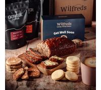 Wilfreds Welsh Coffee Gift Set - Luxury Hamper with Gower Coffee, Bara Brith Loaf, Welsh Cakes & Shortbread - Gifts for Men & Women (Get Well Soon Sleeves)