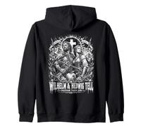 Wilhelm And Hedwig Tell Freedom Takes Aim Zip Hoodie