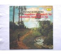 Wilhelm Kempff - Kempff, Wilhelm Schubert The Wanderer Fantasie Moments Musicaux LP Deutsch Grammophon 2535271 EX/EX 1977 German pressing