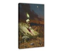 Wilhelm Kotarbinski,Tomb of A Suicide,art Prints,Vintage Art Canvas Poster Bedroom Decor Landscape Office Room Decor Gift 20x30inch(50x75cm)