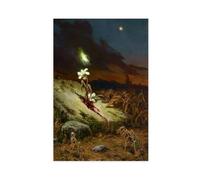 Wilhelm Kotarbinski,Tomb of A Suicide,art Prints,Vintage Art Canvas Poster Wall Art Decor Print Picture Paintings for Living Room Bedroom Decoration 20x30inch(50x75cm)