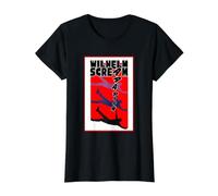 Wilhelm Scream Value Graphic T-Shirt, Women, Black, XL