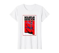 Wilhelm Scream Value Graphic T-Shirt, Women, White, M