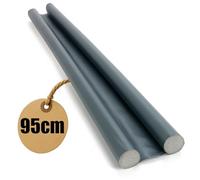 Wilhelm Sell® draft stopper for doors up to 95 cm, door bottom seal for interior and front doors, protection against drafts, cold and noise, double seal draft blocker (1 piece)