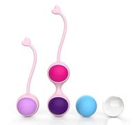 WILI WILK Kegel Pelvic Floor Trainer for Women Set,Kegel Balls,Silicone Exercise Balls for Bladder Control and Pelvic Floor Exercises.