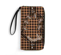 WILINNI Personalised Grandma's Little Sweethearts Wallet Custom 1-15 Name Grandma Leather Long Wallet Loving Gift for Grandma Mother Mom Birthday Christmas Mothers Day (Style 15)