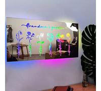 WILINNI Personalised Name Mirror Led Light Custom Light Up Name Mirror Neon Sign Funny Gift for Her Christmas Birthday (Style 18)