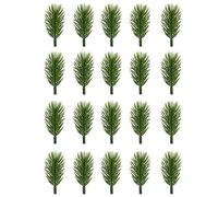 Wilitto 20 Packs Fake Pine Needle Artificial Pine Branches,1.57" to 4.72"Christmas Green Plants Pine Needles Fake Greenery Pine Picks for DIY Garland Wreath Embellishing and Home Garden Decoration Gr