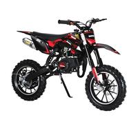 Wilitto 49cc Kids Dirt Bike Gas Powered 2-Stroke Mini Motocross Motorcycle 2-Stroke Mini Motorcycle for Kids and Adults with Front and Rear Disc Brakes, Max Speed 40KM/H with Front/Rear Disc Brakes