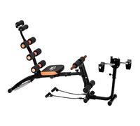 Wilitto Ab Machine, Adjustable Ab Trainer Machine for Home Gym, Multi-Functional Adjustable Ab Crunch Machines, Ab Exercise Equipment for Total Body Workout for Home Gym Black