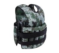 Wilitto Adjustable Weighted Vest with Fastener Tape,110lb Max Load Weighted Vest with Thickened Shoulder Pads, Fitness Exercise Steel Plate Fitness Vest for Men Women Strength Training Running Walkin