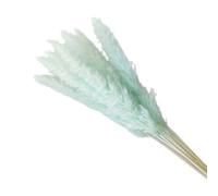 Wilitto Artificial Dried Pampas Grass,Artificial Flowers Realistic Vibrant Color Easy Maintenance Wedding Centerpiece Pampas Grass Fake Plant Decor Light Blue