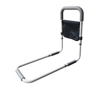 Wilitto Bed Rail for Elderly Adults Safety - Extended Bed AssistRail for Seniors with Storage Pocket & Night Light, Bedside Rail Medical Bed Support Bed Guard Rail AssistHandlebar B