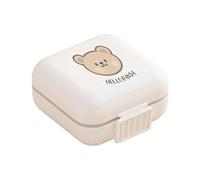 Wilitto Biointegrators for Supplements Such As Vitamin Fish Oil -Double Layers Leak-Proof - Portable Pill Organizer. Suitalbe for Travel Business Trip. - Two Sizes Choice（1*Small / 1*Large） S