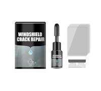 Wilitto Car Windshield Crack Repair Kit Windshield Repair Kit,Car Windscreen Chip Repair Kit Glass Scratch Remover, Automotive Cracked Glass Repair Fluid Set 20ml