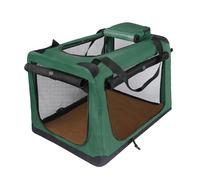 Wilitto Collapsible Dog Crate,37x25x25 Travel Dog Crate Folding Pet Crate with Breathable Mesh Door Window, Portable Indoor Outdoor Travel Collapsible Pet Cage,Dog Cat Kennel with Zipper Pocket Atrov