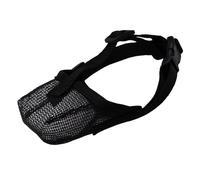 Wilitto Dog Muzzle for Walks Easy to Use Adjustable Buckle Breathable Mesh Mouthguard Medium Large Dogs Anti-biting Anti-barking Anti Mistake Eating Ideal Vet Black L