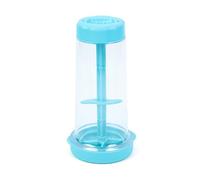 Wilitto Flour Sieve, Rotary Flour Sifter Bottle Shaped Sieve Flour Fine Mesh Sifter Sieve Icing Sugar Sieve Flour Strainer Sieve Handheld Tapioca Powder Dispenser Sieve Container Blue