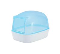 Wilitto Hamster Bathroom Automatic Door Pet Shower Room Transparent Rat Chinchilla Small Animal Toilet Pet Supplies Small Animal Toilet