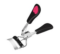 Wilitto Long Lasting Eyelash Curler, Professional Makeup Tool For Eyelashes, Wide-angle Peach Heart Fan Shape Eyelash Lifter with Comb, Mini Small Best Eyelash Curler for Women and Girls Black