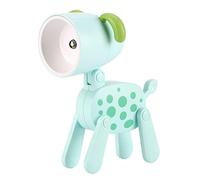 Wilitto Mini Dog Lamp Night Light, Foldable Battery Powered Deer LED Light, Small Kids Desk Lamp Night Lights, Portable Bedroom Bedside Dream Nightlight, Bed lamp Birthday Gifts Ideas for Teenager G