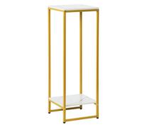 Wilitto Plant Stands Tall Metal Corner Plant Stand for Indoor Outdoor, Nordic Style Plant Shelf Flower Pot Holder Square Planter Display Rack for Living Room Balcony Patio Garden 90 cm