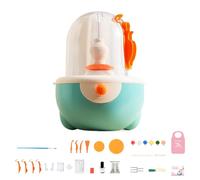 Wilitto Pottery Wheel for Kids,Complete Painting Kit Arts and Crafts Electric DIY Clay Sculpting Activity Pottery Maker Machine Educational Pottery Toy Birthday Toys for Boy Girls A